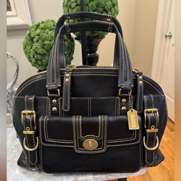 Coach - 2007 Legacy Miranda Satchel - EXCELLENT CONDITION #11085 - Black Leather - Picture 1 of 12